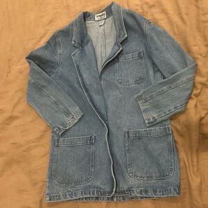 Vintage ENA oversized denim blazer - Small
